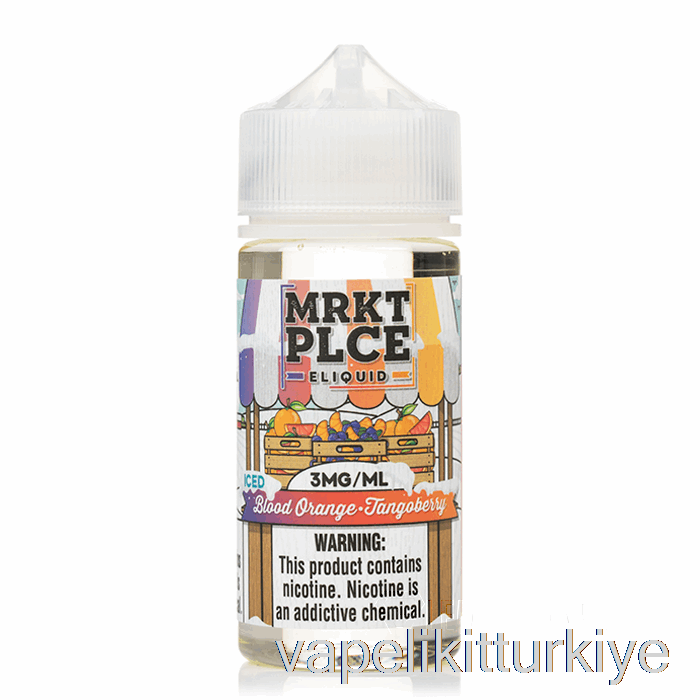 Vape Türkiye Buz Kan Portakalı Tangoberry - Mrkt Plce - 100ml 0mg